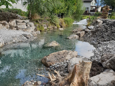 Hochwasserschutz Untergiessen Oberurnen