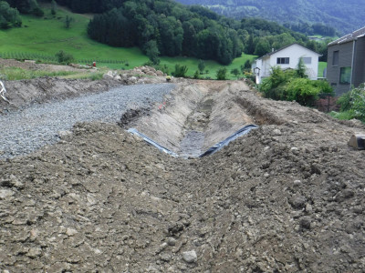 Bachumlegung und Erschliessung Maseltrangen