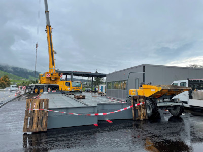 Neubau Agrola Tankstelle Biberbrugg