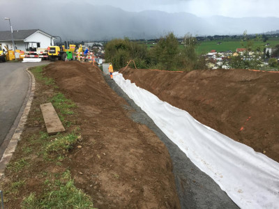 Neubau Werkleitungen Starrbergtöbeli Benken 