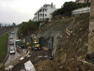 Aushub Überbauung Hornhaldenstrasse Kilchberg