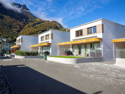 Neubau 4 Einfamilienhäuser Giessen Oberurnen