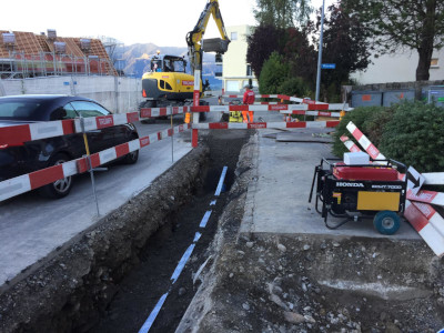 Einlenker Meteorleitung Werke Altbadstrasse Ernetschwil